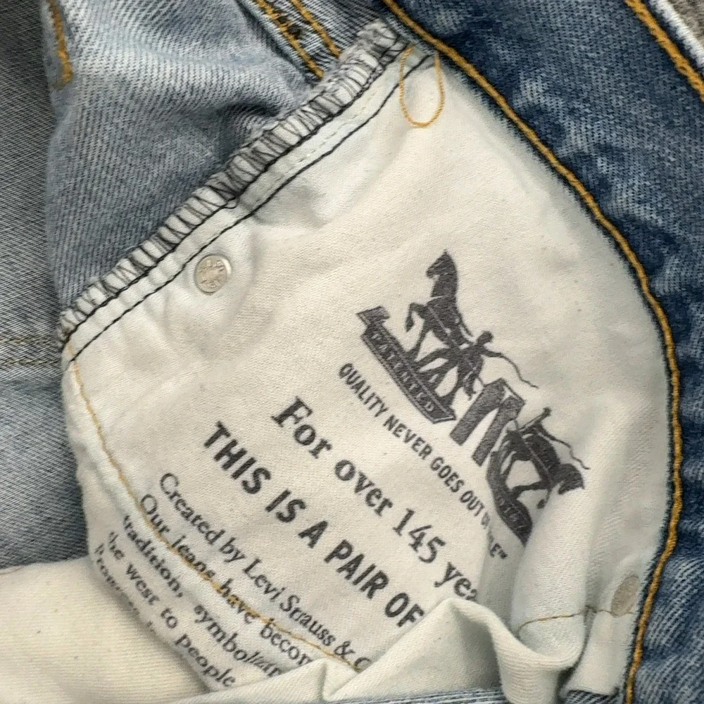 Levis 550 Jeans Mens‎ 42 Light Wash Denim Relaxed Fit Streetwear Casual